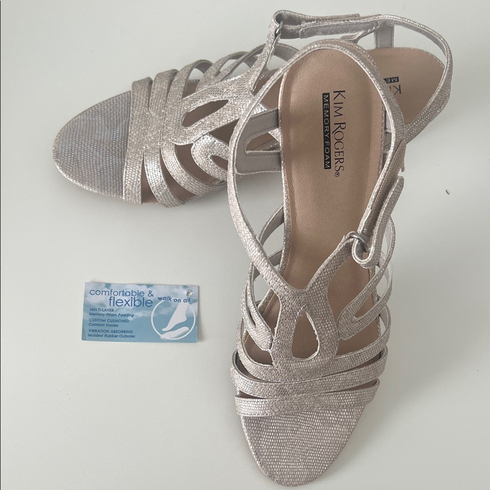 Kim Rogers Metallic Sandals